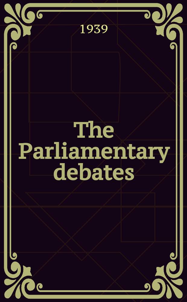 The Parliamentary debates (Hansard) : Official report ... of the ...Parliament of the United Kingdom of Great Britain and Northern Ireland. Vol.349, №129
