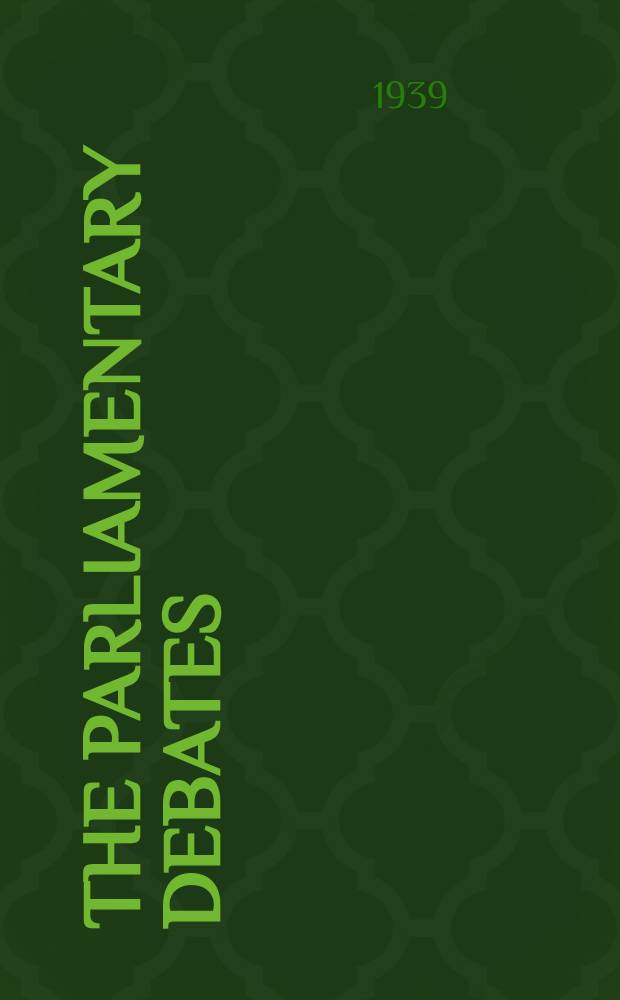 The Parliamentary debates (Hansard) : Official report ... of the ...Parliament of the United Kingdom of Great Britain and Northern Ireland. Vol.350, №156