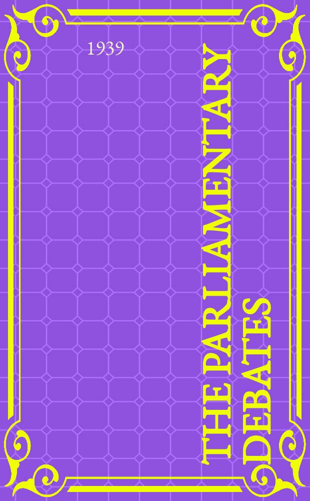 The Parliamentary debates (Hansard) : Official report ... of the ...Parliament of the United Kingdom of Great Britain and Northern Ireland. Vol.351, №164