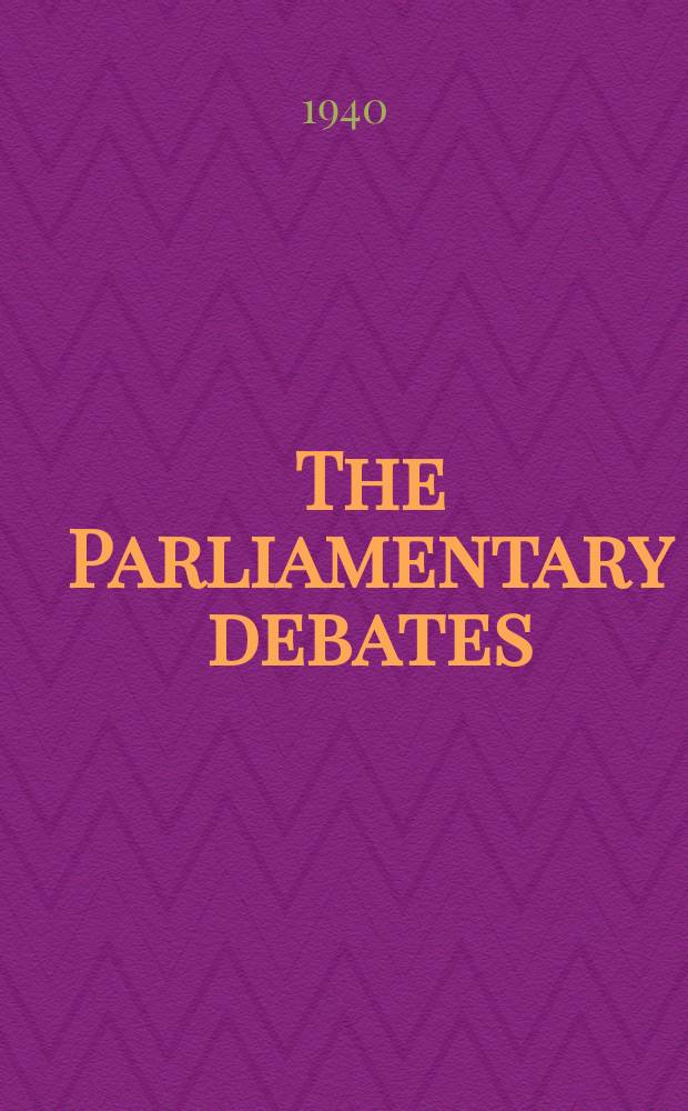 The Parliamentary debates (Hansard) : Official report ... of the ...Parliament of the United Kingdom of Great Britain and Northern Ireland. Vol.363, №96