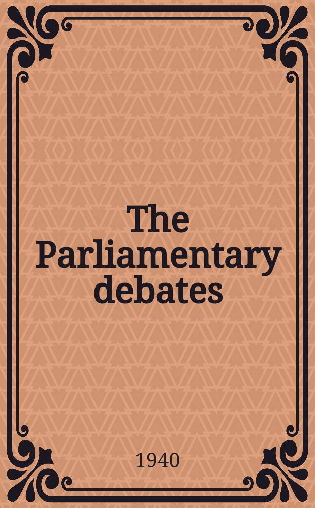The Parliamentary debates (Hansard) : Official report ... of the ...Parliament of the United Kingdom of Great Britain and Northern Ireland. Vol.364, №106