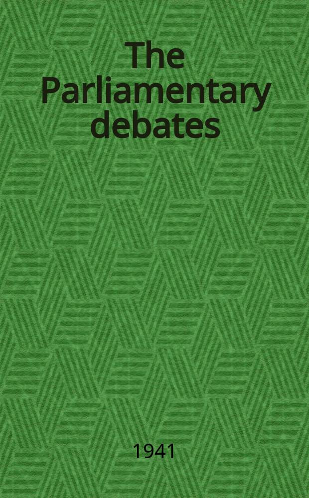 The Parliamentary debates (Hansard) : Official report ... of the ...Parliament of the United Kingdom of Great Britain and Northern Ireland. Vol.369, №32