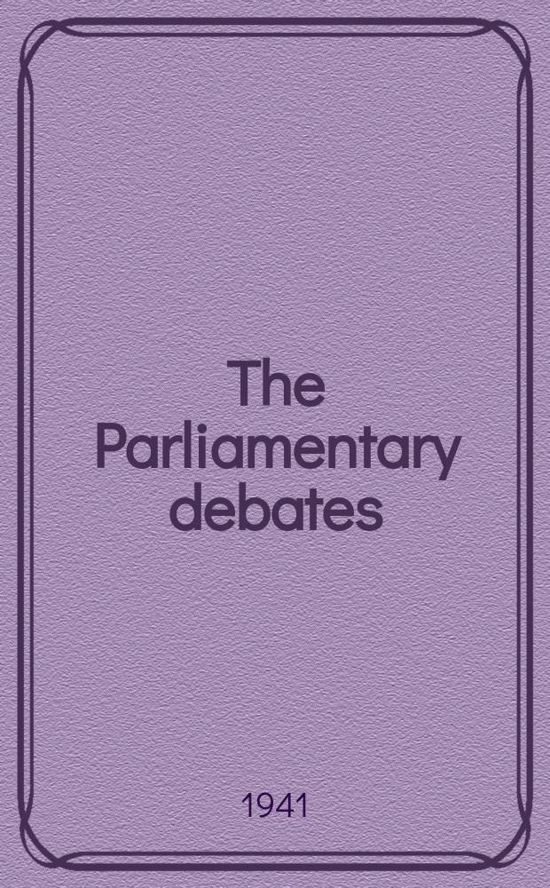 The Parliamentary debates (Hansard) : Official report ... of the ...Parliament of the United Kingdom of Great Britain and Northern Ireland. Vol.371, №65