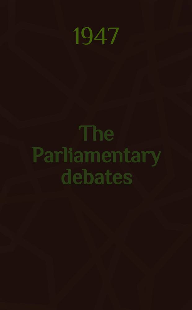 The Parliamentary debates (Hansard) : Official report ... of the ...Parliament of the United Kingdom of Great Britain and Northern Ireland. Vol.443, №13