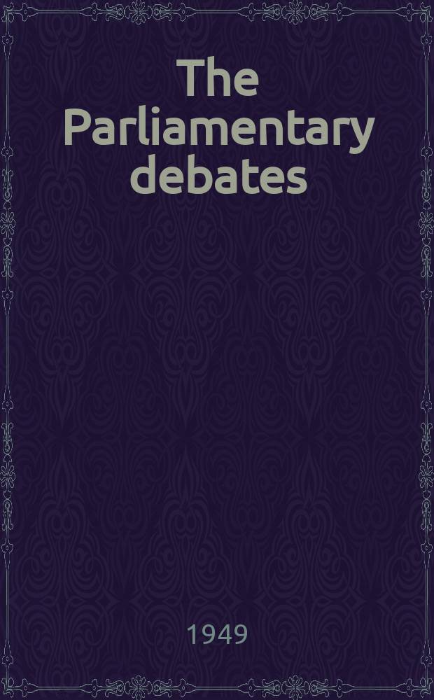 The Parliamentary debates (Hansard) : Official report ... of the ...Parliament of the United Kingdom of Great Britain and Northern Ireland. Vol.456, №2