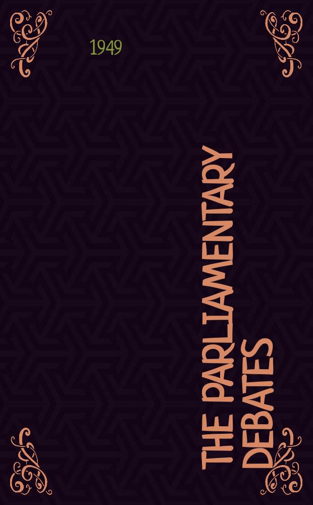 The Parliamentary debates (Hansard) : Official report ... of the ...Parliament of the United Kingdom of Great Britain and Northern Ireland. Vol.457, №6