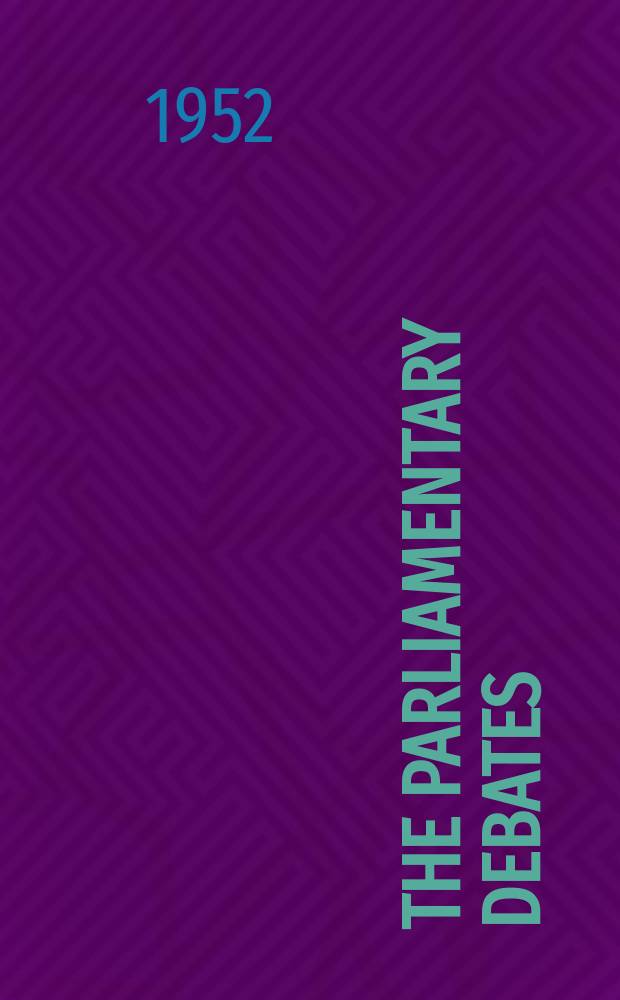 The Parliamentary debates (Hansard) : Official report ... of the ...Parliament of the United Kingdom of Great Britain and Northern Ireland. Vol.495, №32