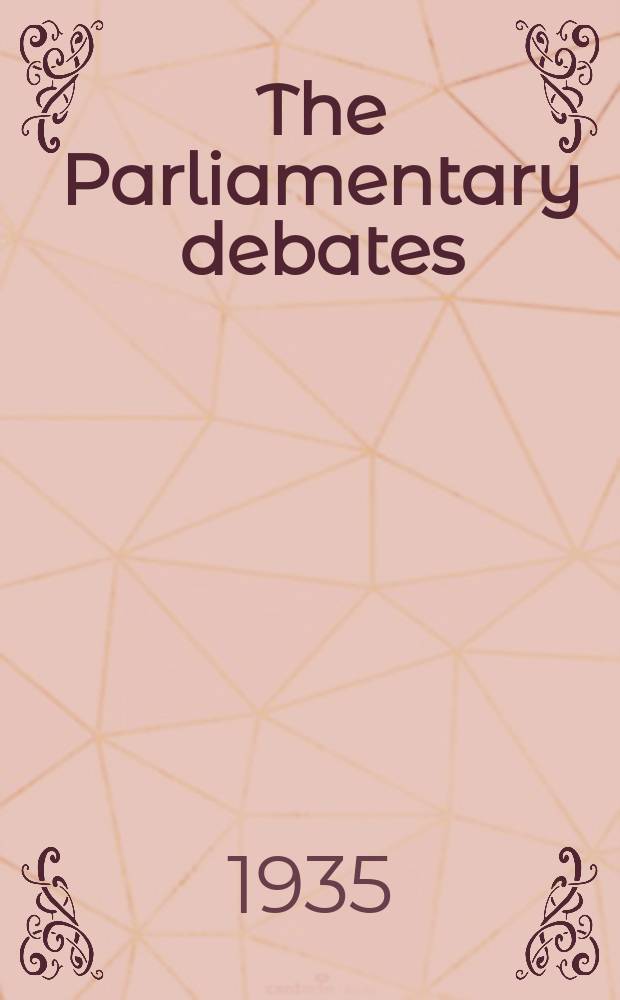The Parliamentary debates (Hansard) : Official report ... of the ...Parliament of the United Kingdom of Great Britain and Northern Ireland. Vol.307, №16