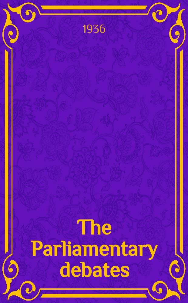 The Parliamentary debates (Hansard) : Official report ... of the ...Parliament of the United Kingdom of Great Britain and Northern Ireland. Vol.318, №29
