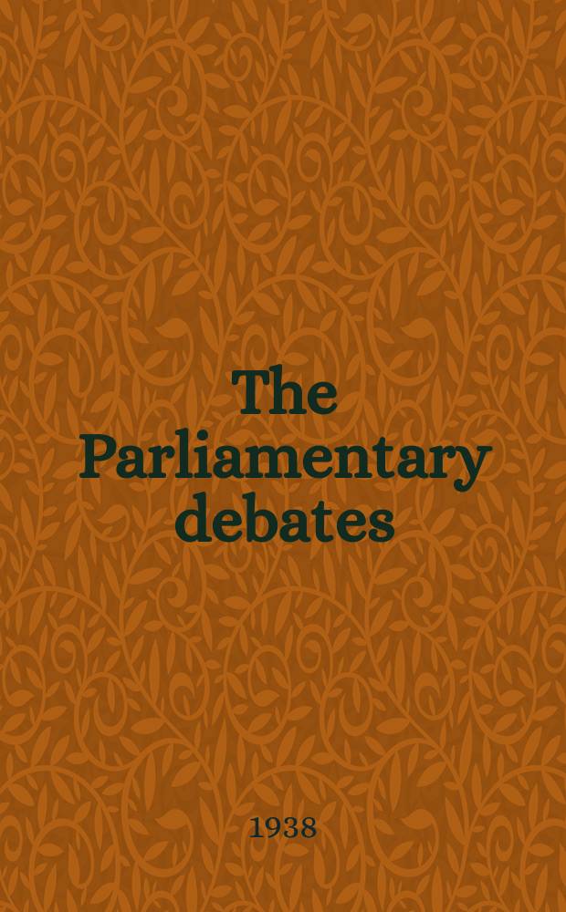 The Parliamentary debates (Hansard) : Official report ... of the ...Parliament of the United Kingdom of Great Britain and Northern Ireland. Vol.329, №19