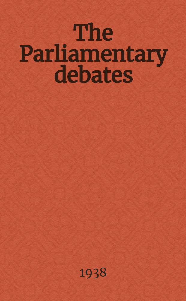 The Parliamentary debates (Hansard) : Official report ... of the ...Parliament of the United Kingdom of Great Britain and Northern Ireland. Vol.330, №31