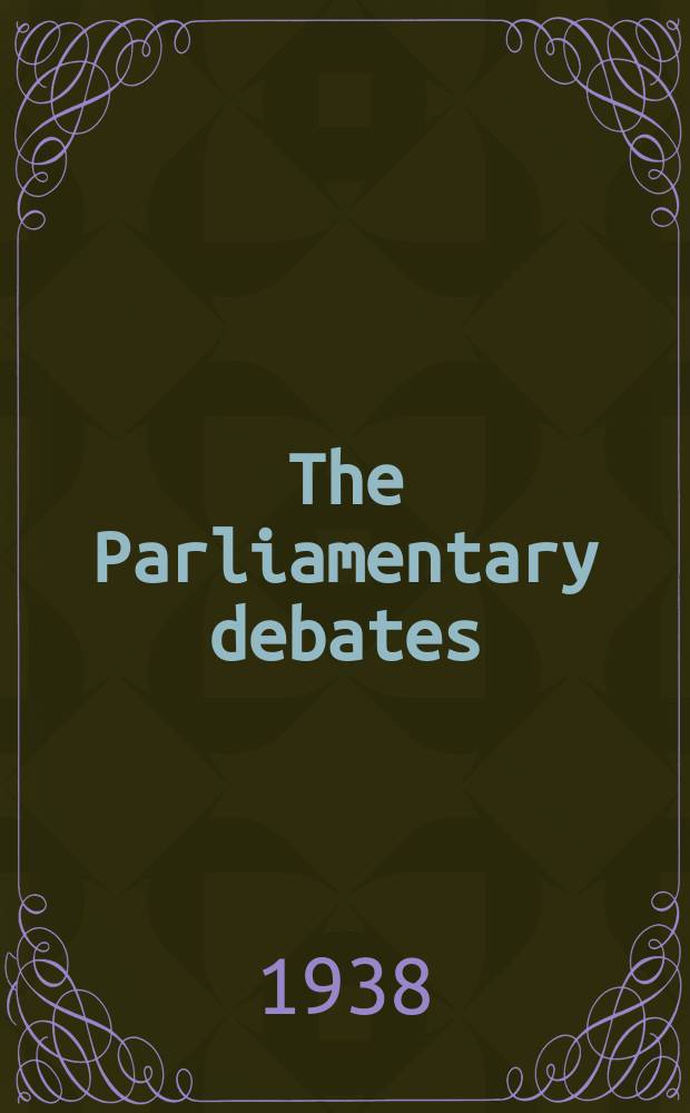 The Parliamentary debates (Hansard) : Official report ... of the ...Parliament of the United Kingdom of Great Britain and Northern Ireland. Vol.331, №50