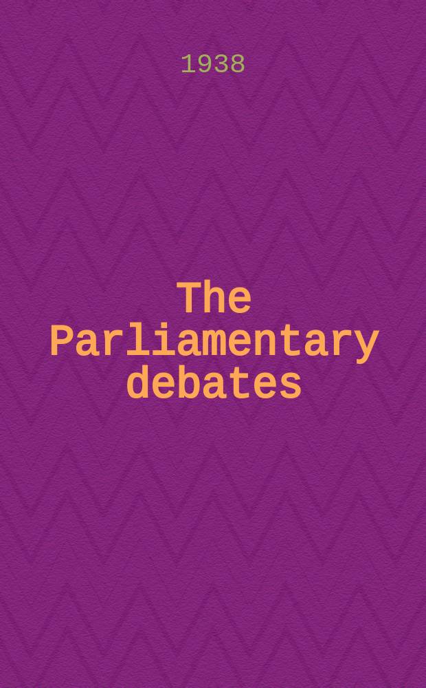 The Parliamentary debates (Hansard) : Official report ... of the ...Parliament of the United Kingdom of Great Britain and Northern Ireland. Vol.335, №104