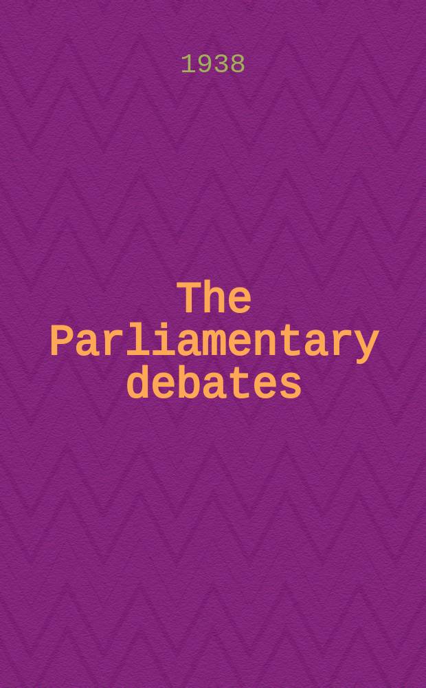 The Parliamentary debates (Hansard) : Official report ... of the ...Parliament of the United Kingdom of Great Britain and Northern Ireland. Vol.335, №104