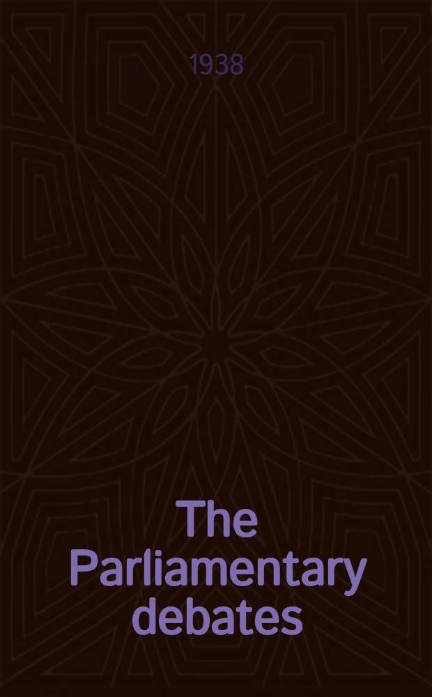 The Parliamentary debates (Hansard) : Official report ... of the ...Parliament of the United Kingdom of Great Britain and Northern Ireland. Vol.336, №116