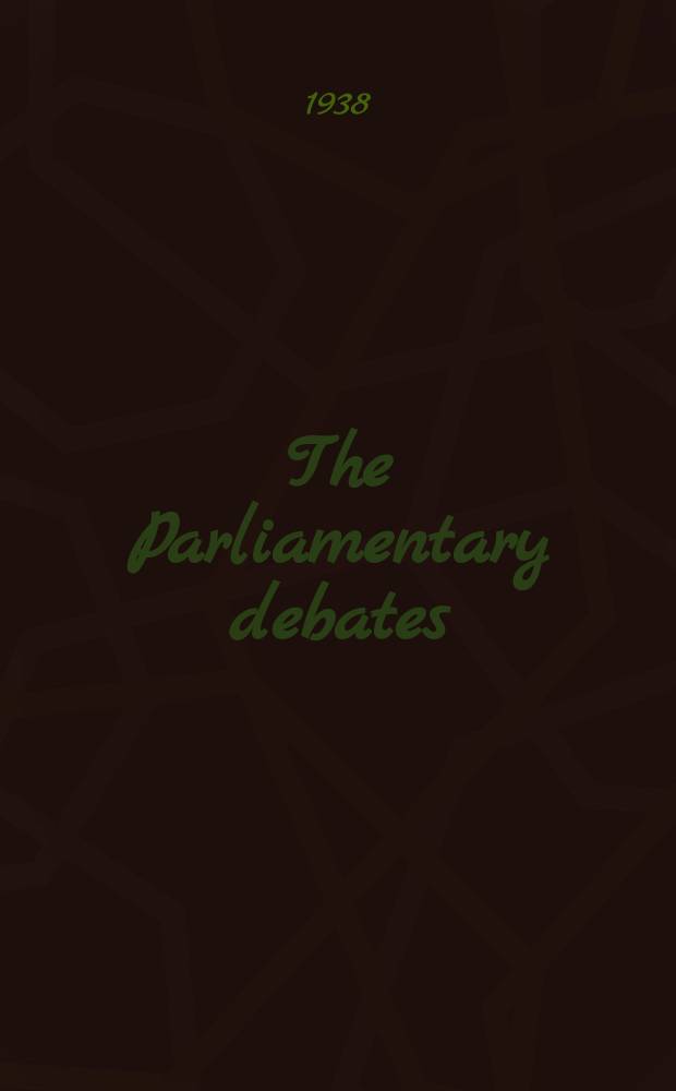 The Parliamentary debates (Hansard) : Official report ... of the ...Parliament of the United Kingdom of Great Britain and Northern Ireland. Vol.336, №120