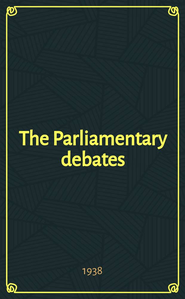 The Parliamentary debates (Hansard) : Official report ... of the ...Parliament of the United Kingdom of Great Britain and Northern Ireland. Vol.336, №124