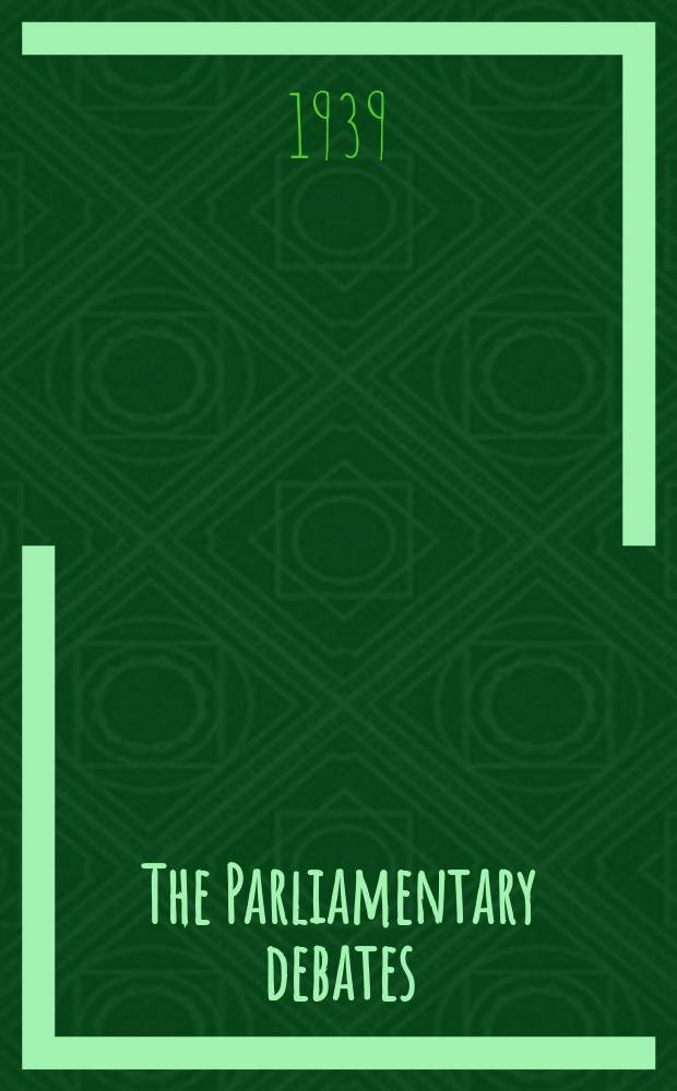 The Parliamentary debates (Hansard) : Official report ... of the ...Parliament of the United Kingdom of Great Britain and Northern Ireland. Vol.343, №41