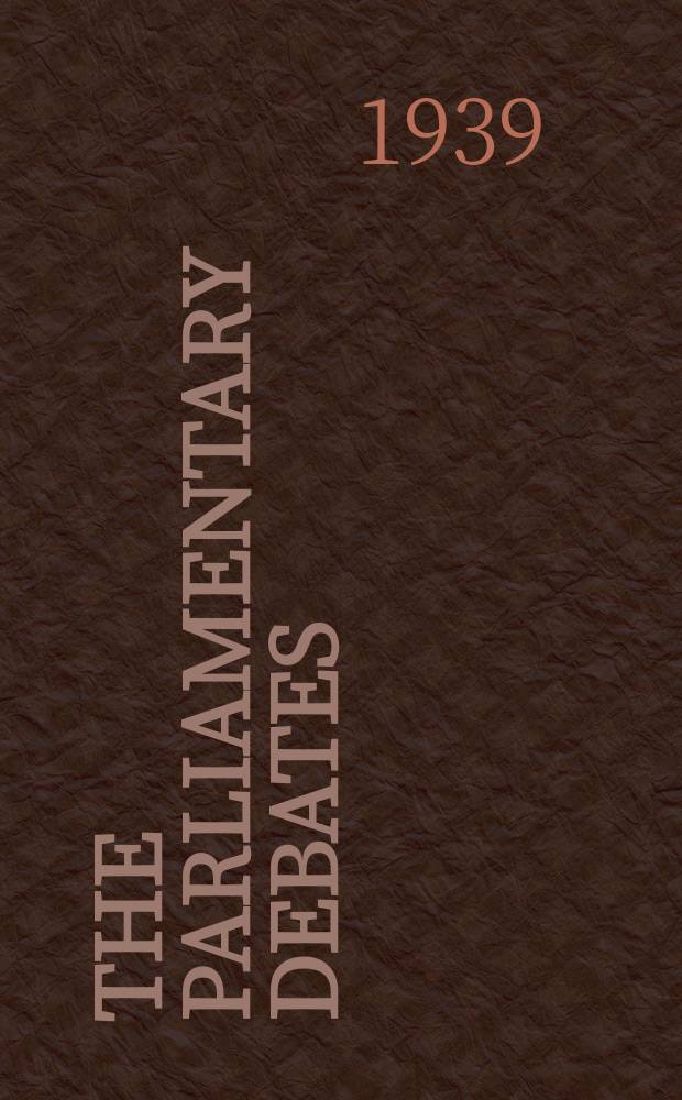 The Parliamentary debates (Hansard) : Official report ... of the ...Parliament of the United Kingdom of Great Britain and Northern Ireland. Vol.347, №111
