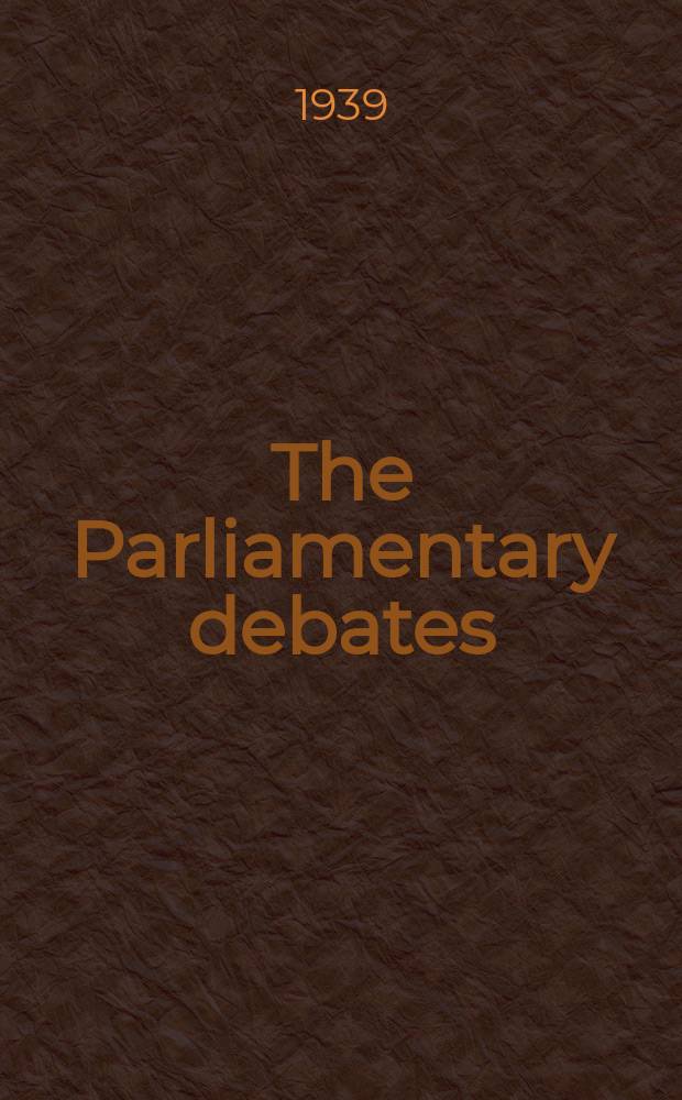 The Parliamentary debates (Hansard) : Official report ... of the ...Parliament of the United Kingdom of Great Britain and Northern Ireland. Vol.351, №160