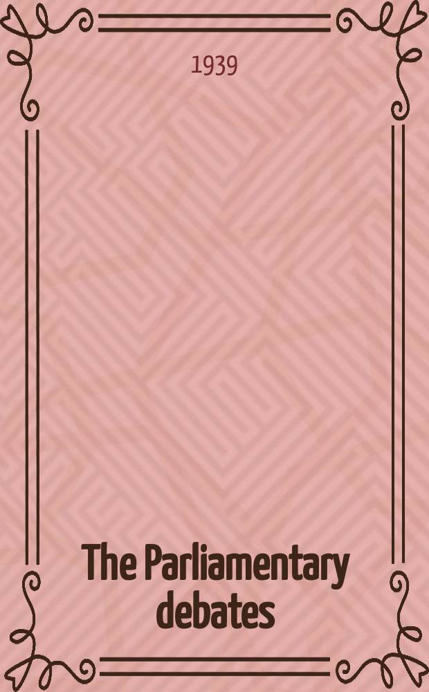 The Parliamentary debates (Hansard) : Official report ... of the ...Parliament of the United Kingdom of Great Britain and Northern Ireland. Vol.353, №198