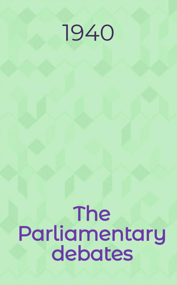 The Parliamentary debates (Hansard) : Official report ... of the ...Parliament of the United Kingdom of Great Britain and Northern Ireland. Vol.356, №15
