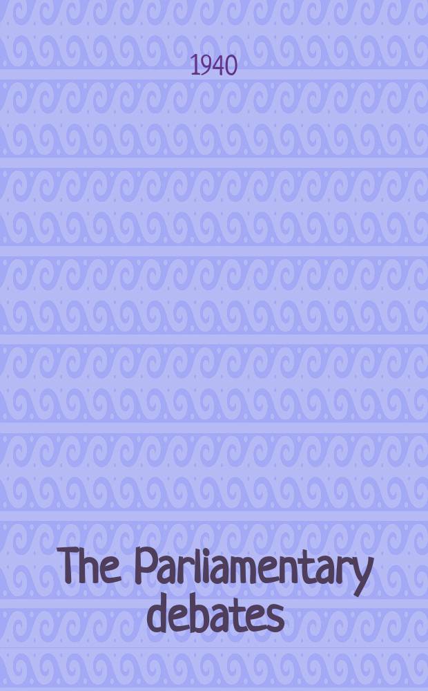 The Parliamentary debates (Hansard) : Official report ... of the ...Parliament of the United Kingdom of Great Britain and Northern Ireland. Vol.357, №25