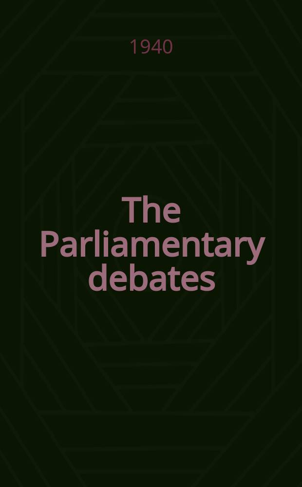 The Parliamentary debates (Hansard) : Official report ... of the ...Parliament of the United Kingdom of Great Britain and Northern Ireland. Vol.361, №70