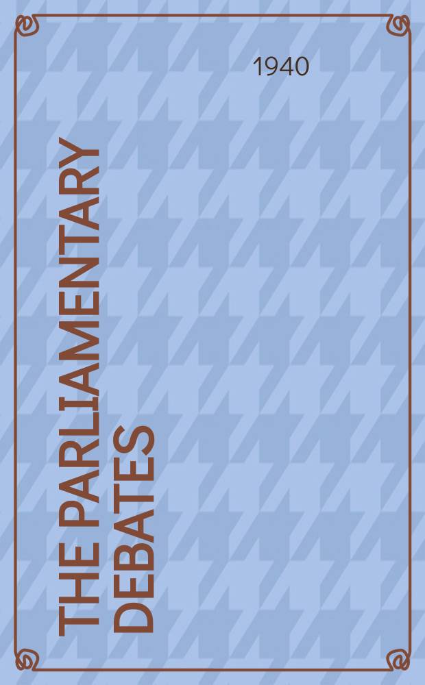The Parliamentary debates (Hansard) : Official report ... of the ...Parliament of the United Kingdom of Great Britain and Northern Ireland. Vol.365, №110