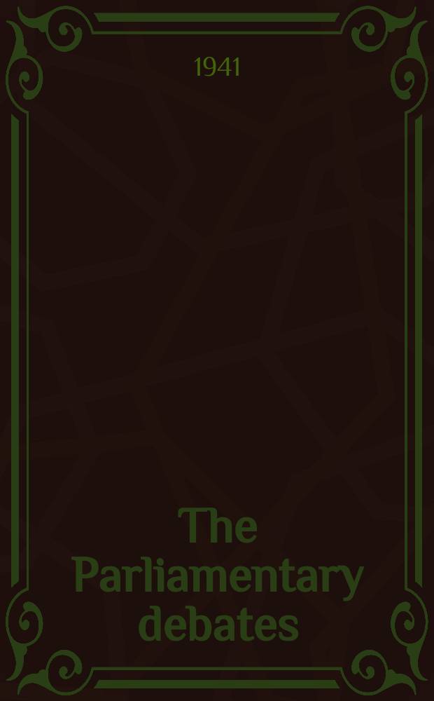 The Parliamentary debates (Hansard) : Official report ... of the ...Parliament of the United Kingdom of Great Britain and Northern Ireland. Vol.368, №25