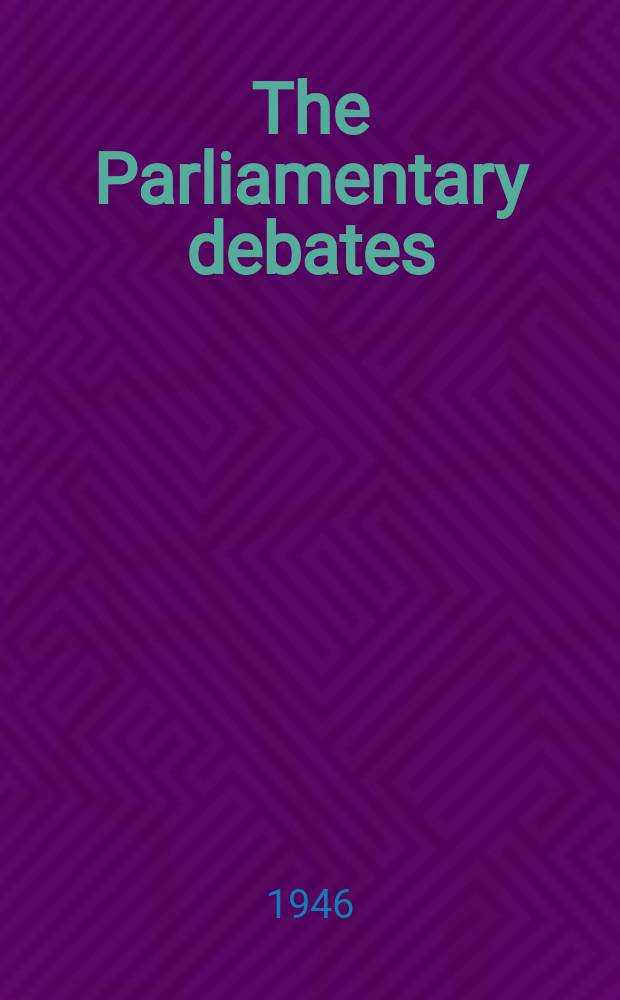 The Parliamentary debates (Hansard) : Official report ... of the ...Parliament of the United Kingdom of Great Britain and Northern Ireland. Vol.427, №200