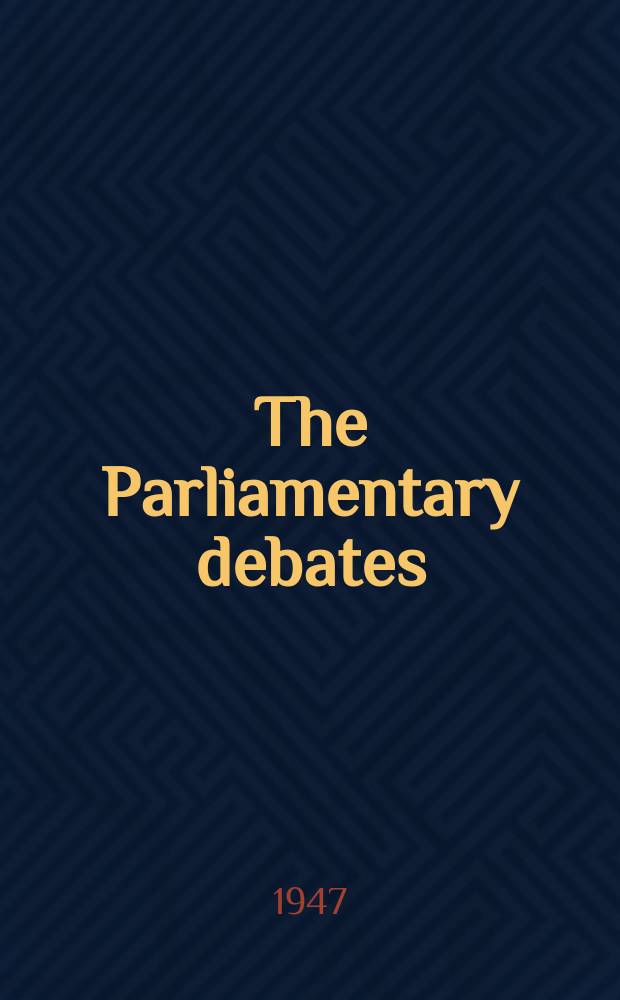 The Parliamentary debates (Hansard) : Official report ... of the ...Parliament of the United Kingdom of Great Britain and Northern Ireland. Vol.436, №91