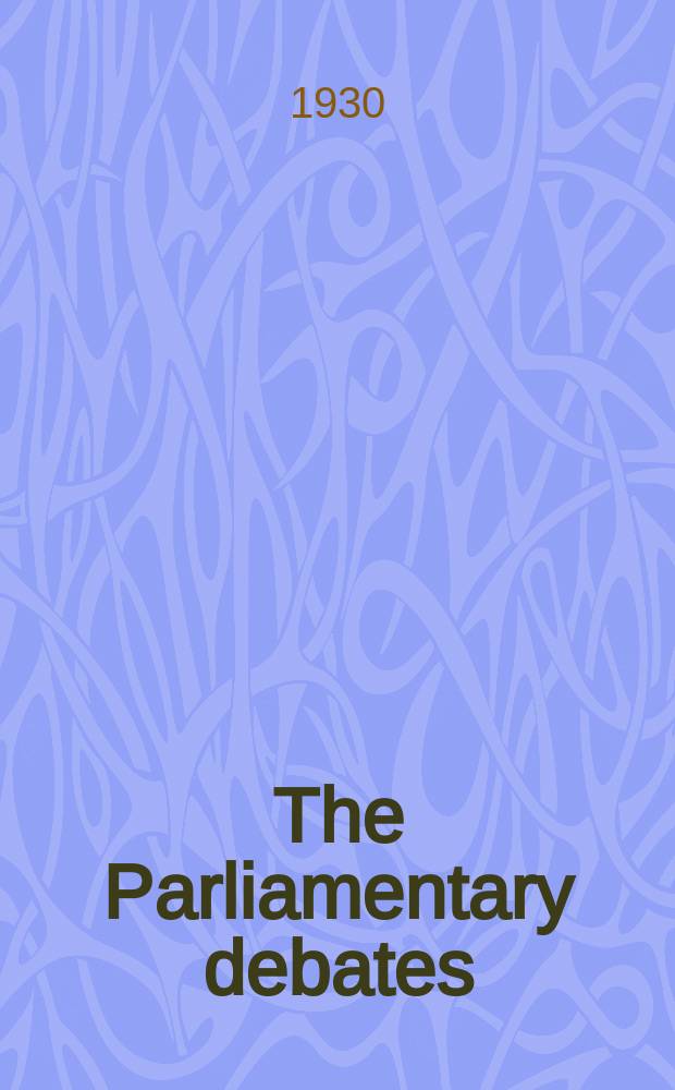 The Parliamentary debates (Hansard) : Official report ... of the ...Parliament of the United Kingdom of Great Britain and Northern Ireland. Vol.236, №94