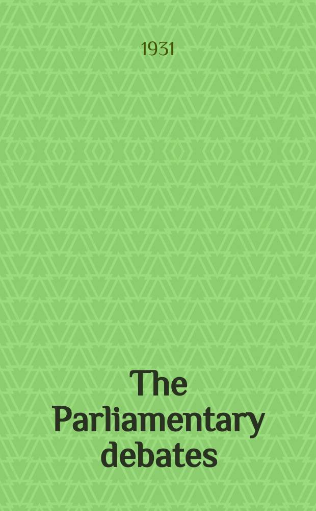 The Parliamentary debates (Hansard) : Official report ... of the ...Parliament of the United Kingdom of Great Britain and Northern Ireland. Vol.260, №25