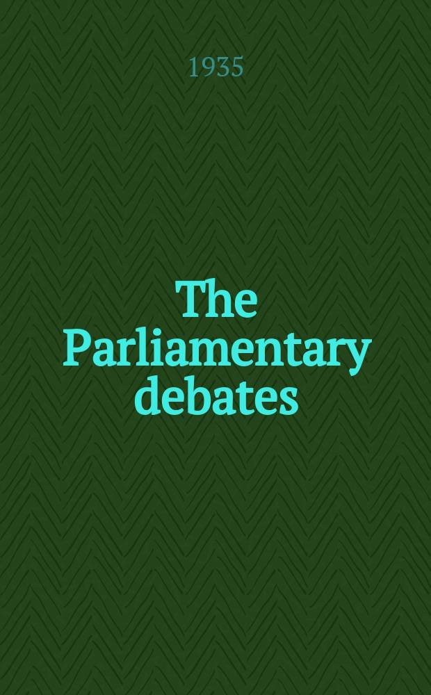 The Parliamentary debates (Hansard) : Official report ... of the ...Parliament of the United Kingdom of Great Britain and Northern Ireland. Vol.302, №108