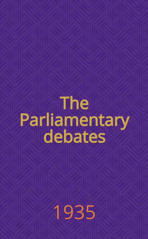 The Parliamentary debates (Hansard) : Official report ... of the ...Parliament of the United Kingdom of Great Britain and Northern Ireland. Vol.304, №134
