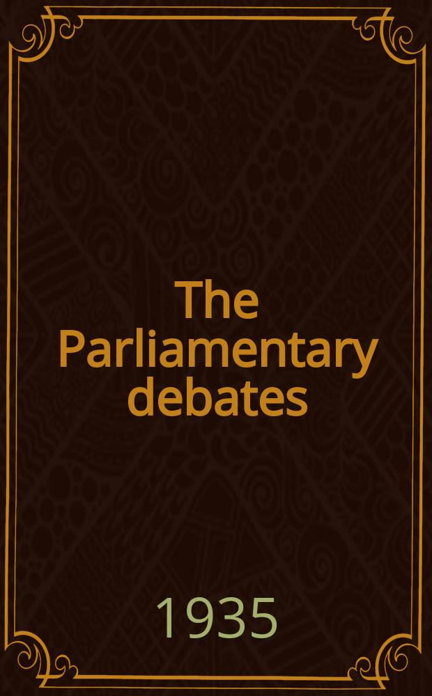 The Parliamentary debates (Hansard) : Official report ... of the ...Parliament of the United Kingdom of Great Britain and Northern Ireland. Vol.305, №151
