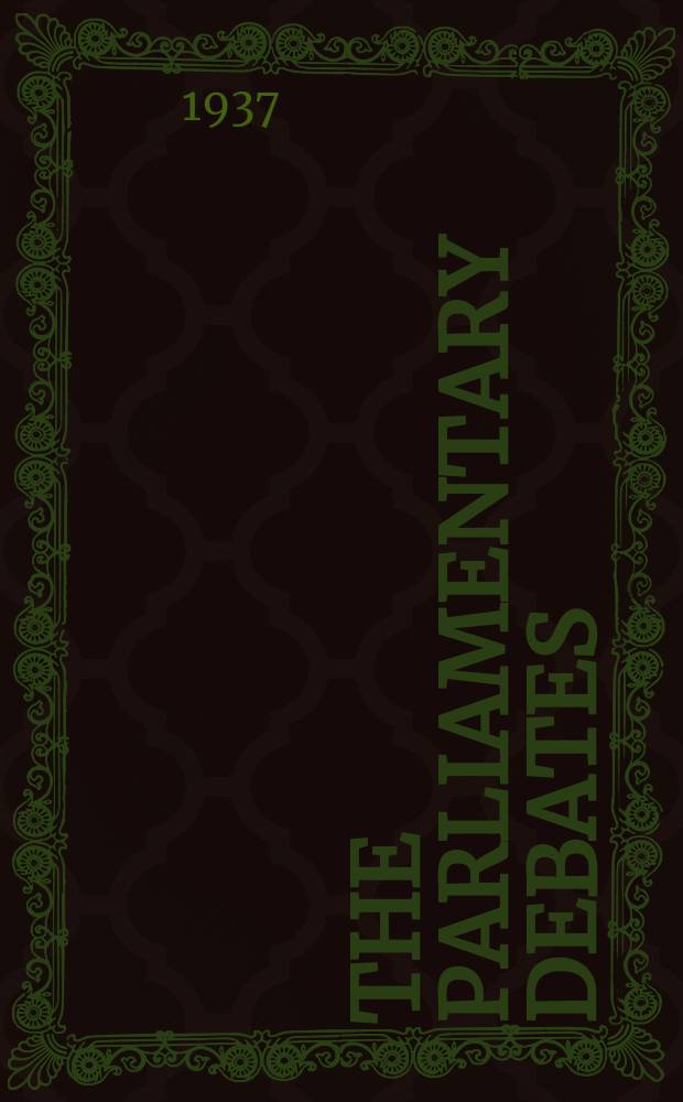 The Parliamentary debates (Hansard) : Official report ... of the ...Parliament of the United Kingdom of Great Britain and Northern Ireland. Vol.322, №92
