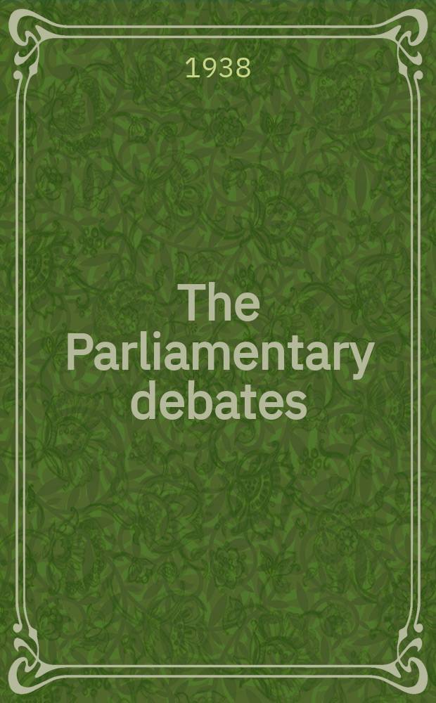 The Parliamentary debates (Hansard) : Official report ... of the ...Parliament of the United Kingdom of Great Britain and Northern Ireland. Vol.329, №14
