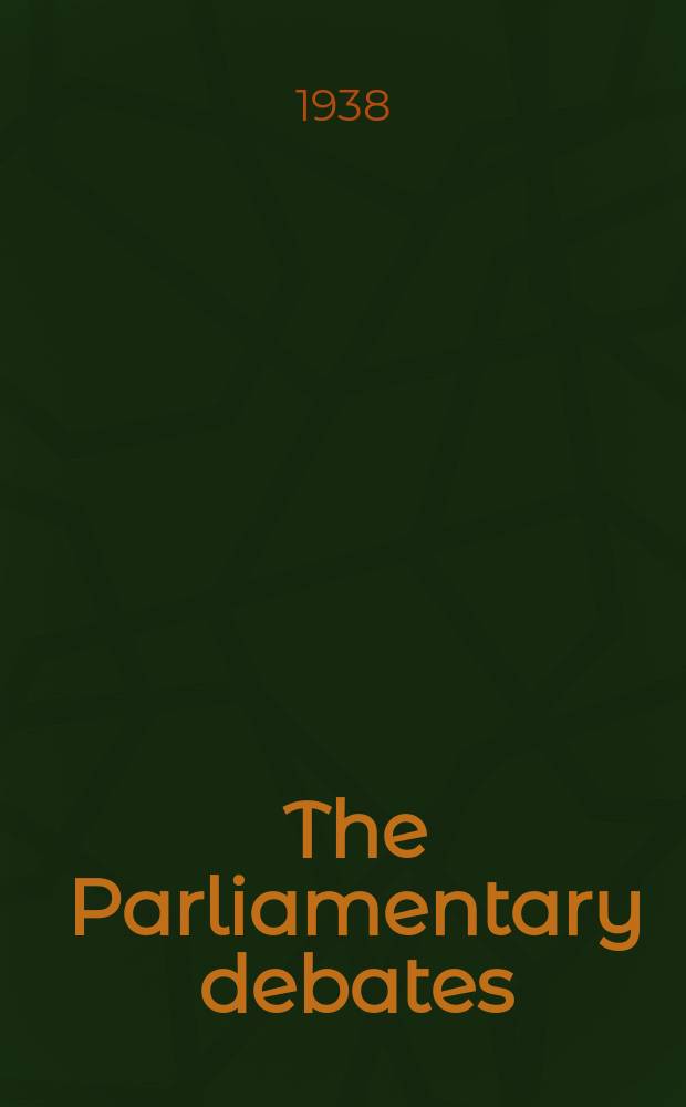 The Parliamentary debates (Hansard) : Official report ... of the ...Parliament of the United Kingdom of Great Britain and Northern Ireland. Vol.333, №86