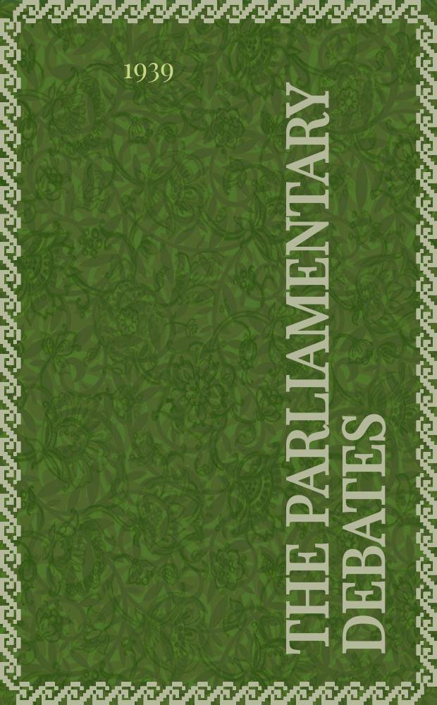 The Parliamentary debates (Hansard) : Official report ... of the ...Parliament of the United Kingdom of Great Britain and Northern Ireland. Vol.344, №56