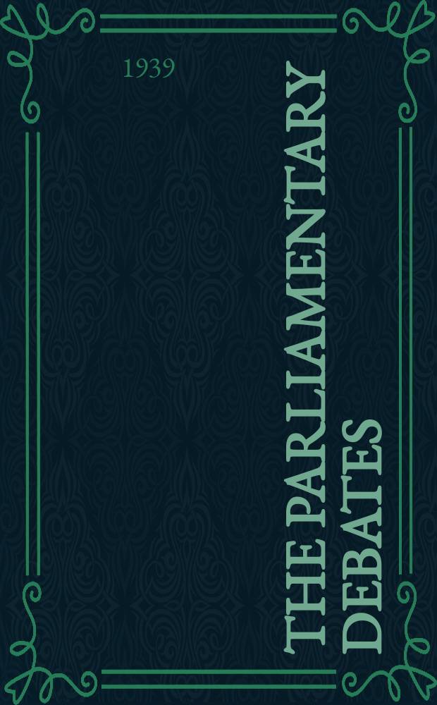 The Parliamentary debates (Hansard) : Official report ... of the ...Parliament of the United Kingdom of Great Britain and Northern Ireland. Vol.351, №178