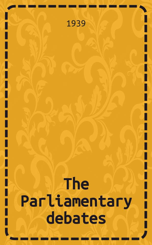 The Parliamentary debates (Hansard) : Official report ... of the ...Parliament of the United Kingdom of Great Britain and Northern Ireland. Vol.353, №194