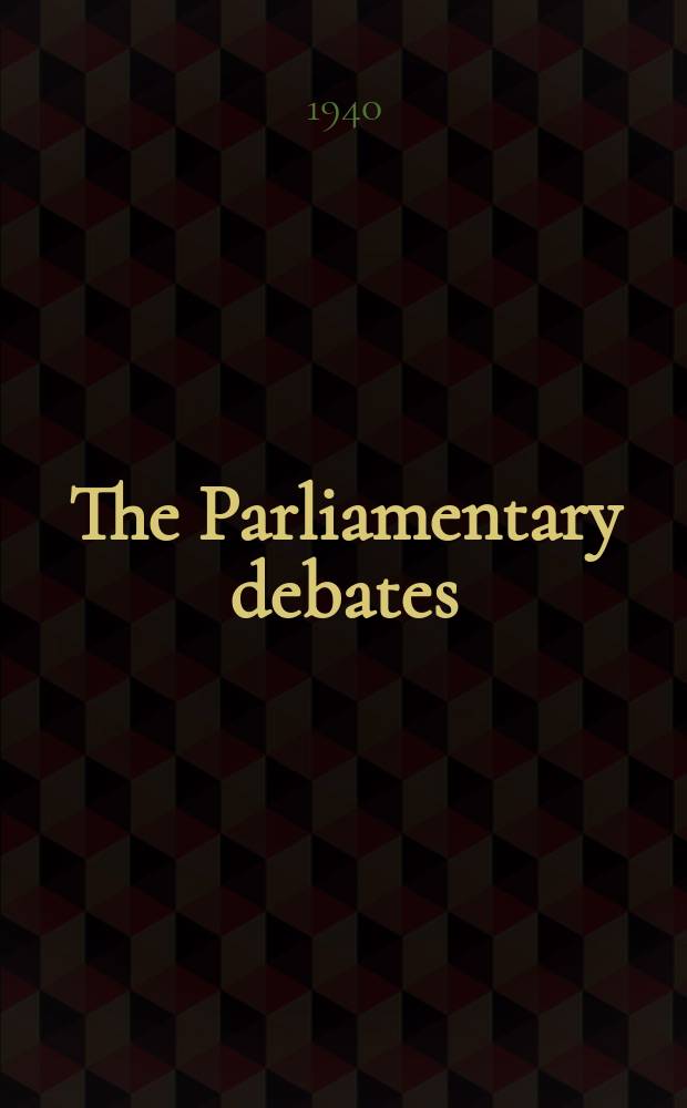 The Parliamentary debates (Hansard) : Official report ... of the ...Parliament of the United Kingdom of Great Britain and Northern Ireland. Vol.365, №121