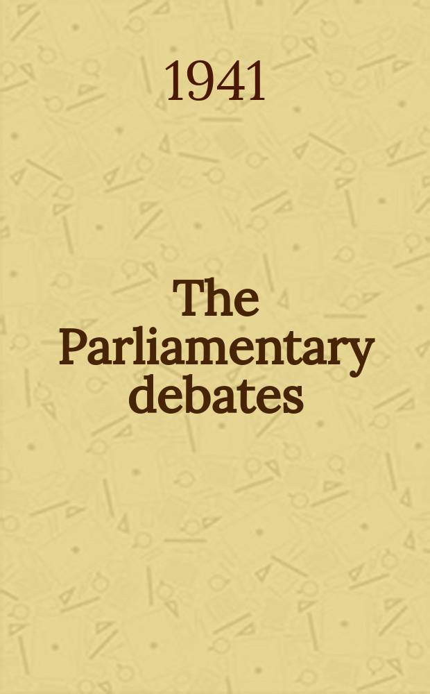 The Parliamentary debates (Hansard) : Official report ... of the ...Parliament of the United Kingdom of Great Britain and Northern Ireland. Vol.368, №24