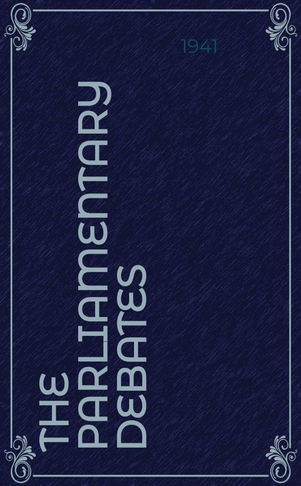 The Parliamentary debates (Hansard) : Official report ... of the ...Parliament of the United Kingdom of Great Britain and Northern Ireland. Vol.374, №107