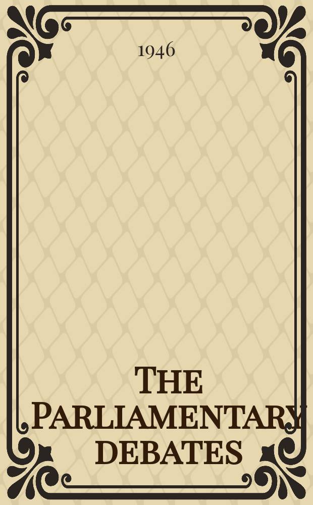 The Parliamentary debates (Hansard) : Official report ... of the ...Parliament of the United Kingdom of Great Britain and Northern Ireland. Vol.430, №1