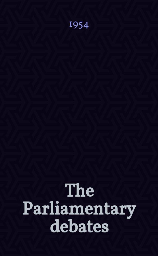 The Parliamentary debates (Hansard) : Official report ... of the ...Parliament of the United Kingdom of Great Britain and Northern Ireland. Vol.524, №62