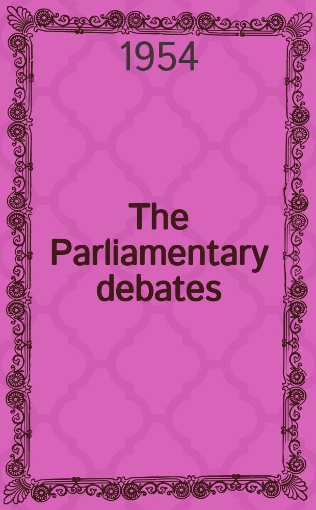 The Parliamentary debates (Hansard) : Official report ... of the ...Parliament of the United Kingdom of Great Britain and Northern Ireland. Vol.527, №115