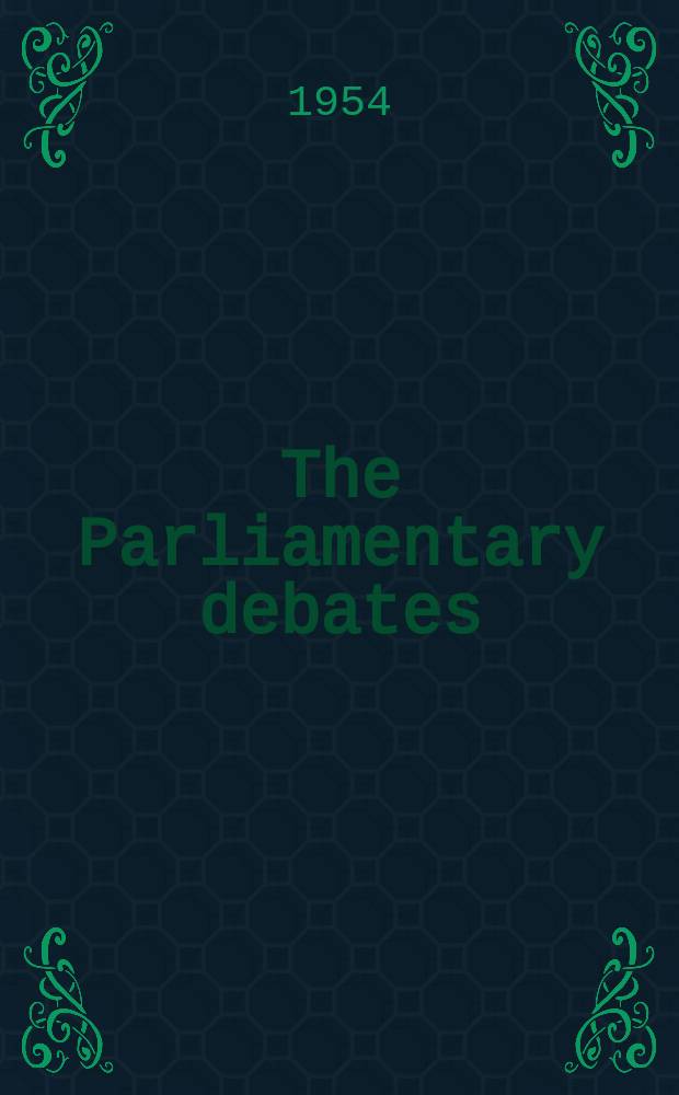The Parliamentary debates (Hansard) : Official report ... of the ...Parliament of the United Kingdom of Great Britain and Northern Ireland. Vol.531, №163